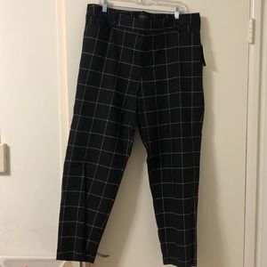 BNWT Eloquii Windowpane Print Kady Pant